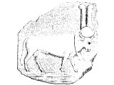 Egyptian calf god Mnevis or Mne
